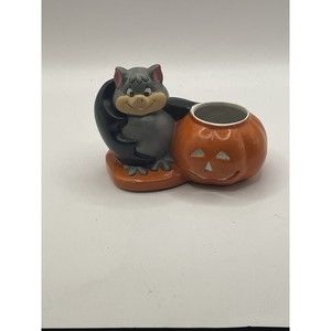 Vintage Design House 1990 Bay With Pumpkin Tea Light Holder